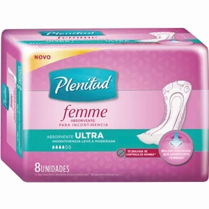 Absorvente Plenitud Femme Ultra Com 8 Unidades