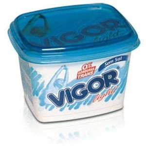 Margarina VIGOR Light sem Sal 500g Caixa com 12 unidades
