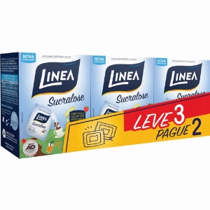 Adoçante Linea Sucralose 50 Envelope Leve 3 Pague 2