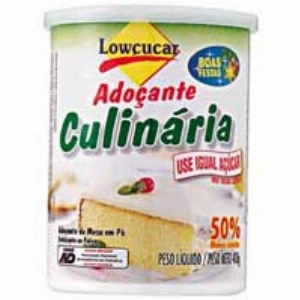 Adoçante de Mesa em Pó LOWÇUCAR Culinária Pote-400g