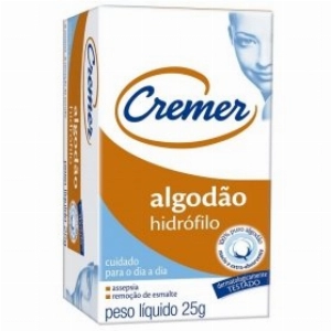 Algodão Hidrófilo Cremer Caixa 25g