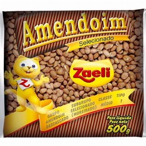 Amendoim Descascado ZAELI 500g