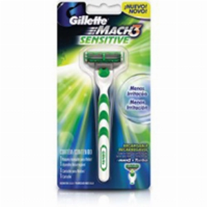 Aparelho de Barbear GILLETTE MACH 3 SENSITIVE 1 Unidade