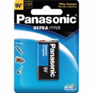 Bateria Panasonic 9V Super Hipele 1un