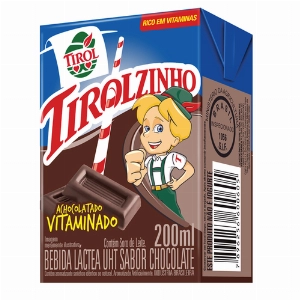 Bebida Láctea TIROLZINHO Chocolate 200ml