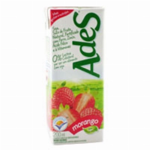 Bebida à Base de Soja ADES Sabor Morango 200ml