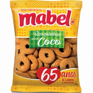 Biscoito Mabel Rosca Coco 400g