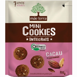 Biscoito Mãe Terra Cookies Cacau 120g