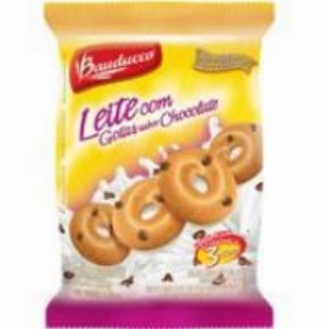 Biscoito Amanteigado BAUDUCCO Leite com Gotas de Chocolate 335g