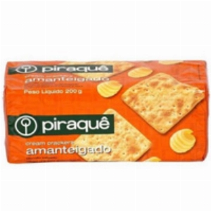 Biscoito Salgado Cream Cracker Amanteigado Piraquê 200g