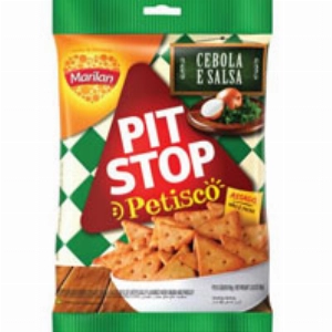 Biscoito Salgado sabor Cebola e Salsa Pit Stop Petisco 80g