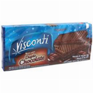 Biscoito Wafer VISCONTI Duplo Chocolate 120g