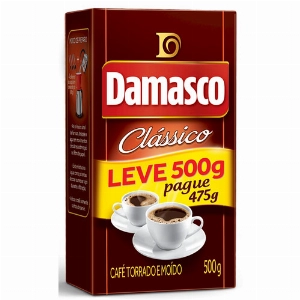 Café DAMASCO Tradicional à Vácuo Leve 500g Pague 475g