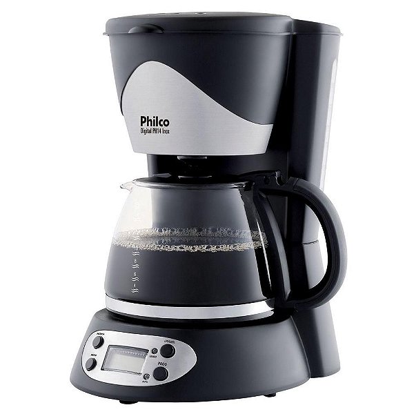 Cafeteira Philco PH14 Digital Inox/Preto - 127V