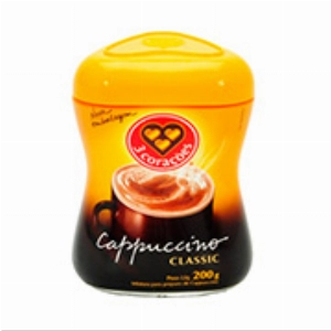 Cappuccino 3 Corações Classic Pote 200g