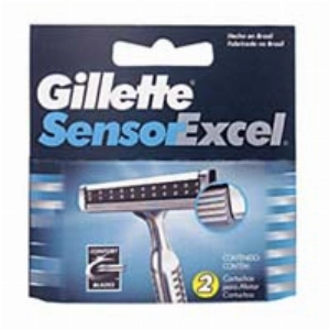 Carga para Aparelho de Barbear Gillette Senxor Excel com 2 Unidades