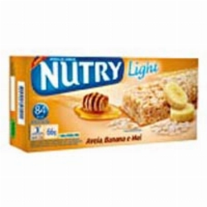 Cereal em Barra NUTRY Light Sabor Banana, Aveia e Mel 66g