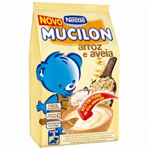 Cereal Mucilon NESTLÉ Arroz e Aveia Sachê 230g