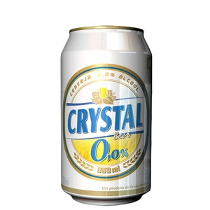 Cerveja CRYSTAL Zero Álcool Lata 350ml