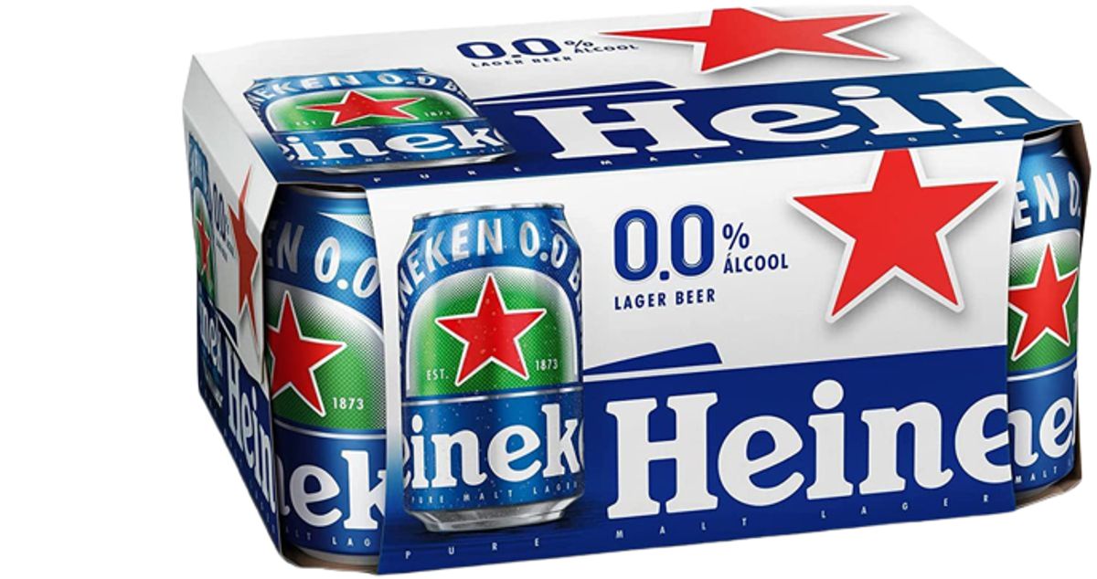 Cerveja Heineken Zero Álcool Lata 350ml (Pack com 12 und)