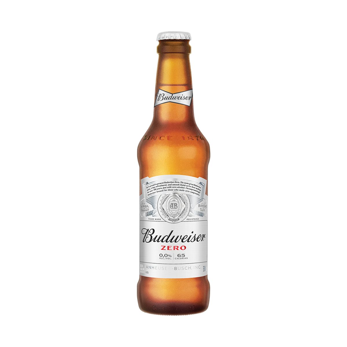 Cerveja Zero Álcool Budweiser Garrafa 330ml