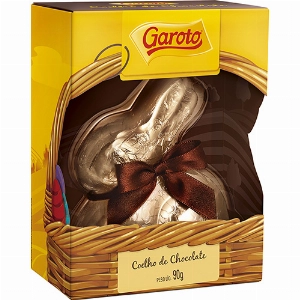 Coelho de Chocolate GAROTO ao Leite 90g
