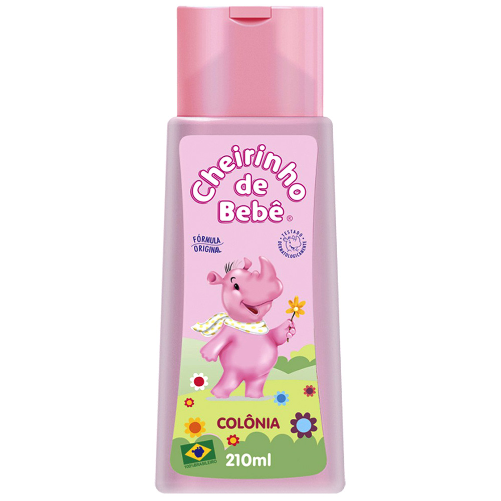 Colônia Infantil Cheirinho de Bebê Rosa 200ml