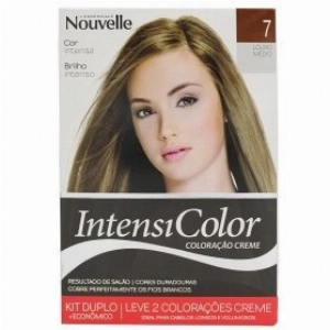 Coloração Creme Nouvelle Intensicolor Kit Cor 7.0 Louro Médio