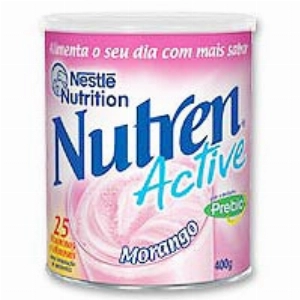 Composto Alimentício Nutren Active NESTLÉ Sabor Morango Lata 400g