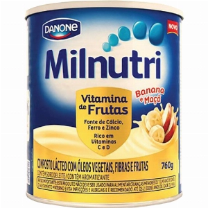 Composto Lacteo Milnutri Vitamina Frutas 760g