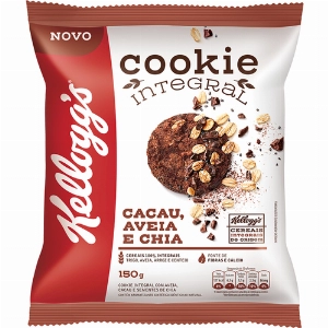 Cookies Kellogg'S Cacau Aveia Chia 150g