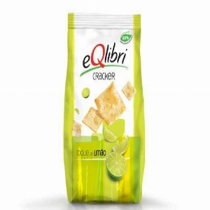 Cracker EQLIBRI Sabor Toque de Limão Pacote 48g