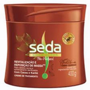 CREME PARA TRATAMENTO SEDA REVITALIZAÇÃO REPOSIÇÃO DE MASSA 400G