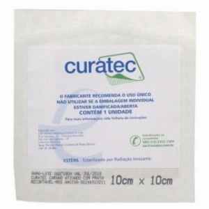 Curatec Compressa de Carvão Ativado 10x10