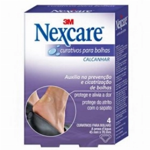 Curativo Nexcare Para Bolhas No Calcanhar Com 4 Unidades