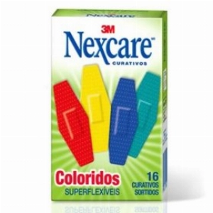 Curativo Nexcare Superflexíveis Com 16 Unidades 22mmx57mm