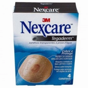 Curativo Nexcare Tegaderm Sem Pad Com 4 Unidades 3m