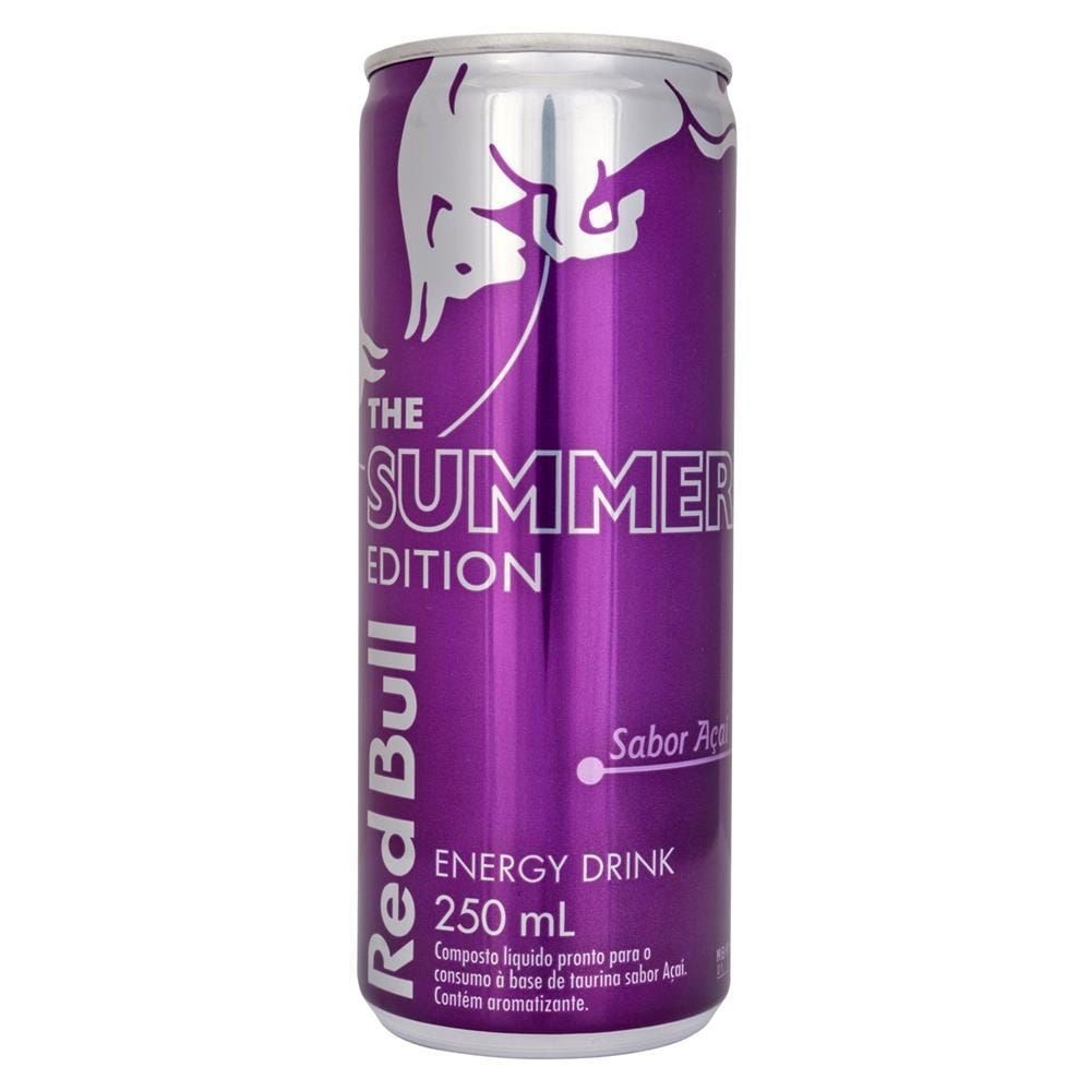 Energético Red Bull The Açaí Edition Sabor Açaí 250Ml