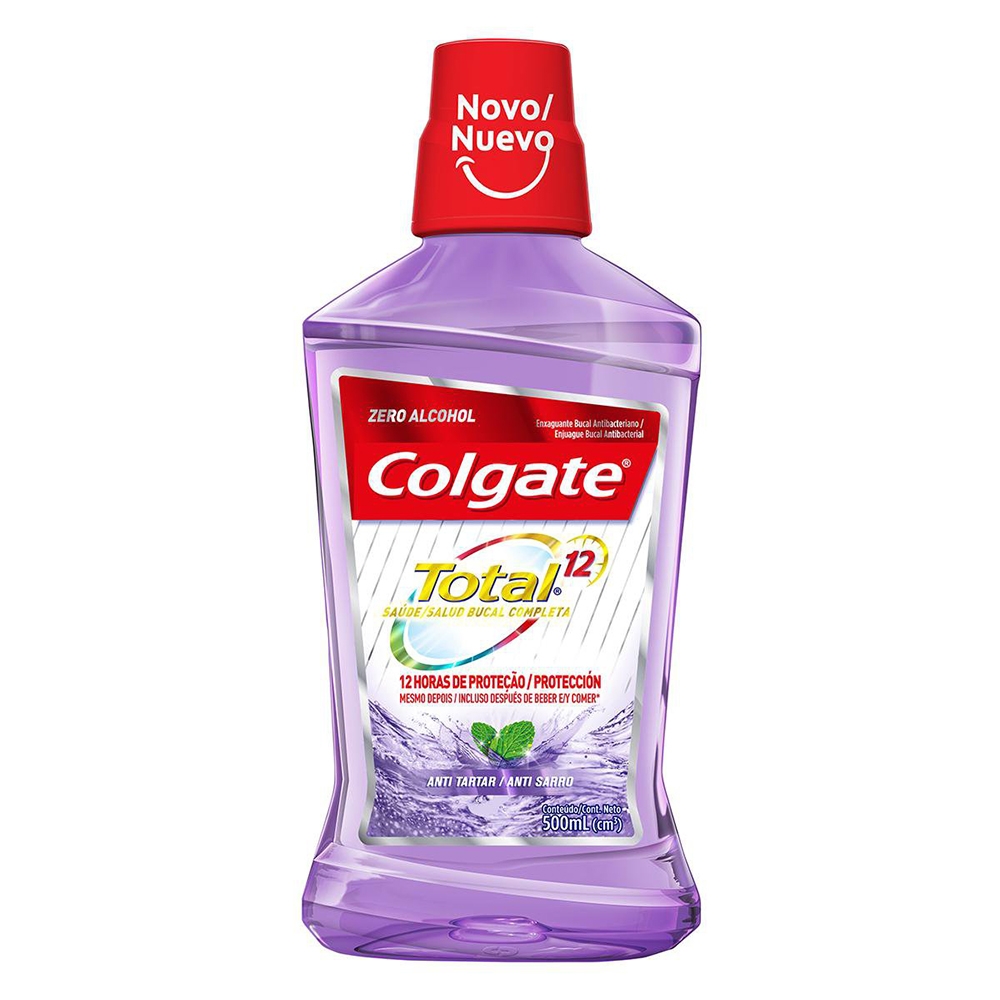 Enxaguante Bucal Colgate Total 12 Anti Tartar 500ml