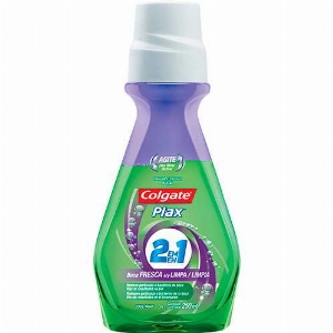 Enxágue Bucal COLGATE Plax 2 em 1 Cool Mint 250ml