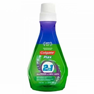 Enxágue Bucal COLGATE Plax 2 em 1 Cool Mint 500ml