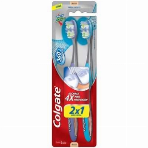 Escova de Dentes COLGATE 360º Interdental 2 Unidades