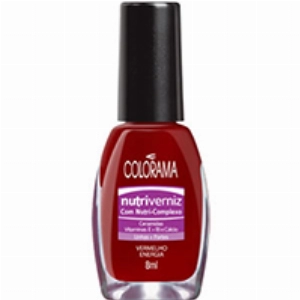 Esmalte Colorama VERMELHO ENERGIA NUTRIVERNIZ 1UN