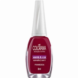 Esmalte COLORAMA Verniz e Cor Framboesa 8ml