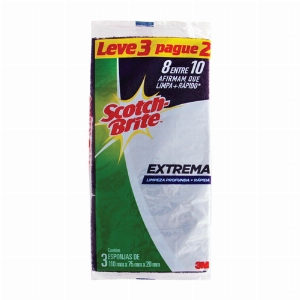 Esponja Scotch Brite Extrema 3 Unidades