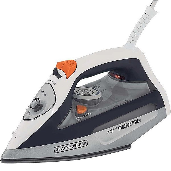 Ferro de Passar a Vapor Black+Decker 2000W FX3100-B2 220V