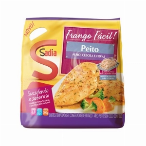 Filé de Peito SADIA Frango Fácil Alho, Cebola e Ervas 700g