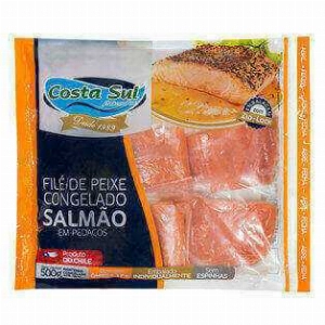 Filé de Salmão Congelado Costa Sul Pacote 500g