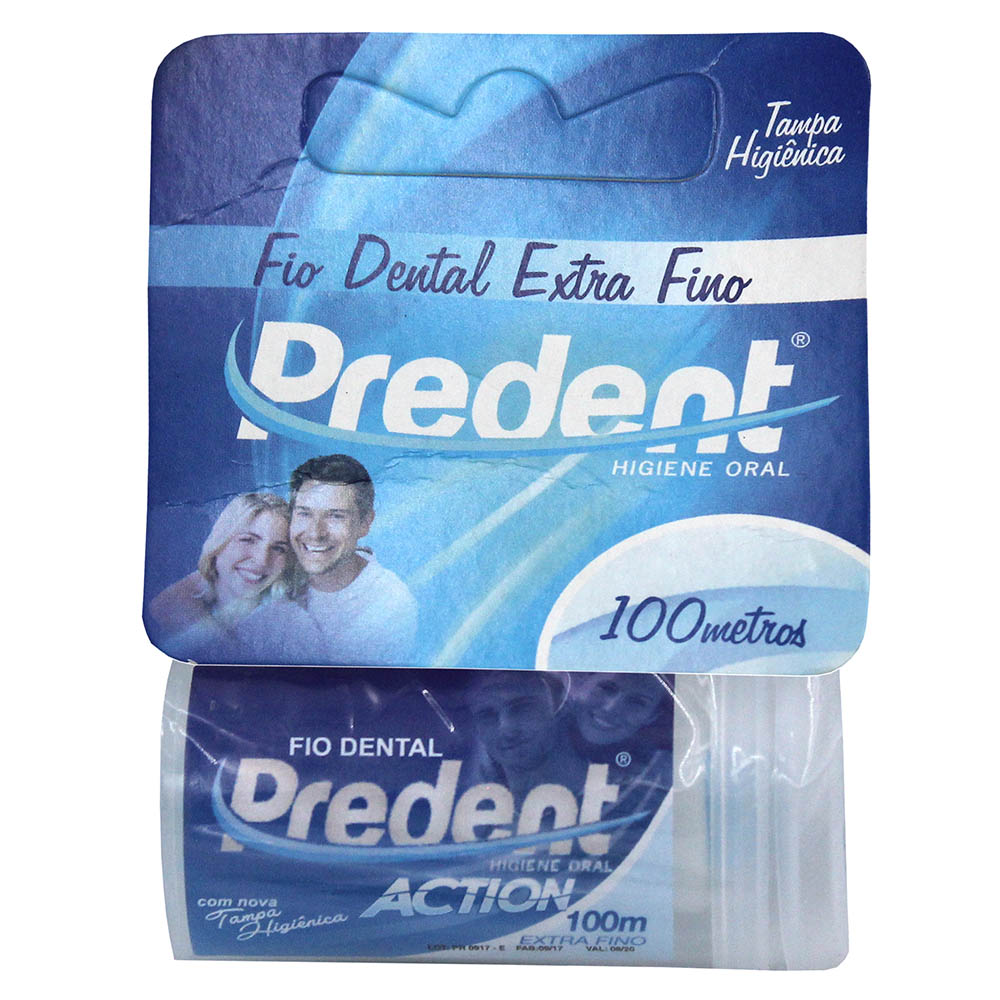 Fio Dental Predent Action Extra Fino 100 Metros