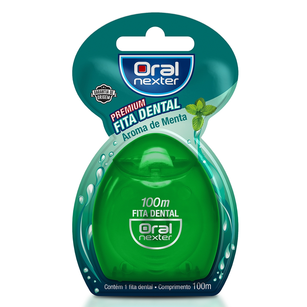 Fita Dental Premium Aroma de Menta 100m Oral Nexter